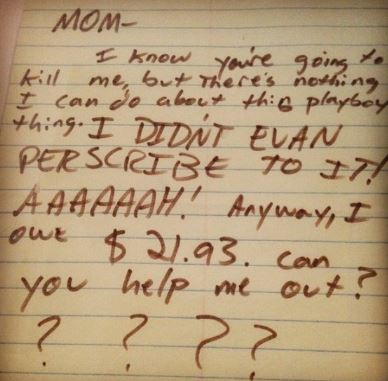 Michelle Mulitz framed the letter Ben Feldman wrote when he was about 12 years old